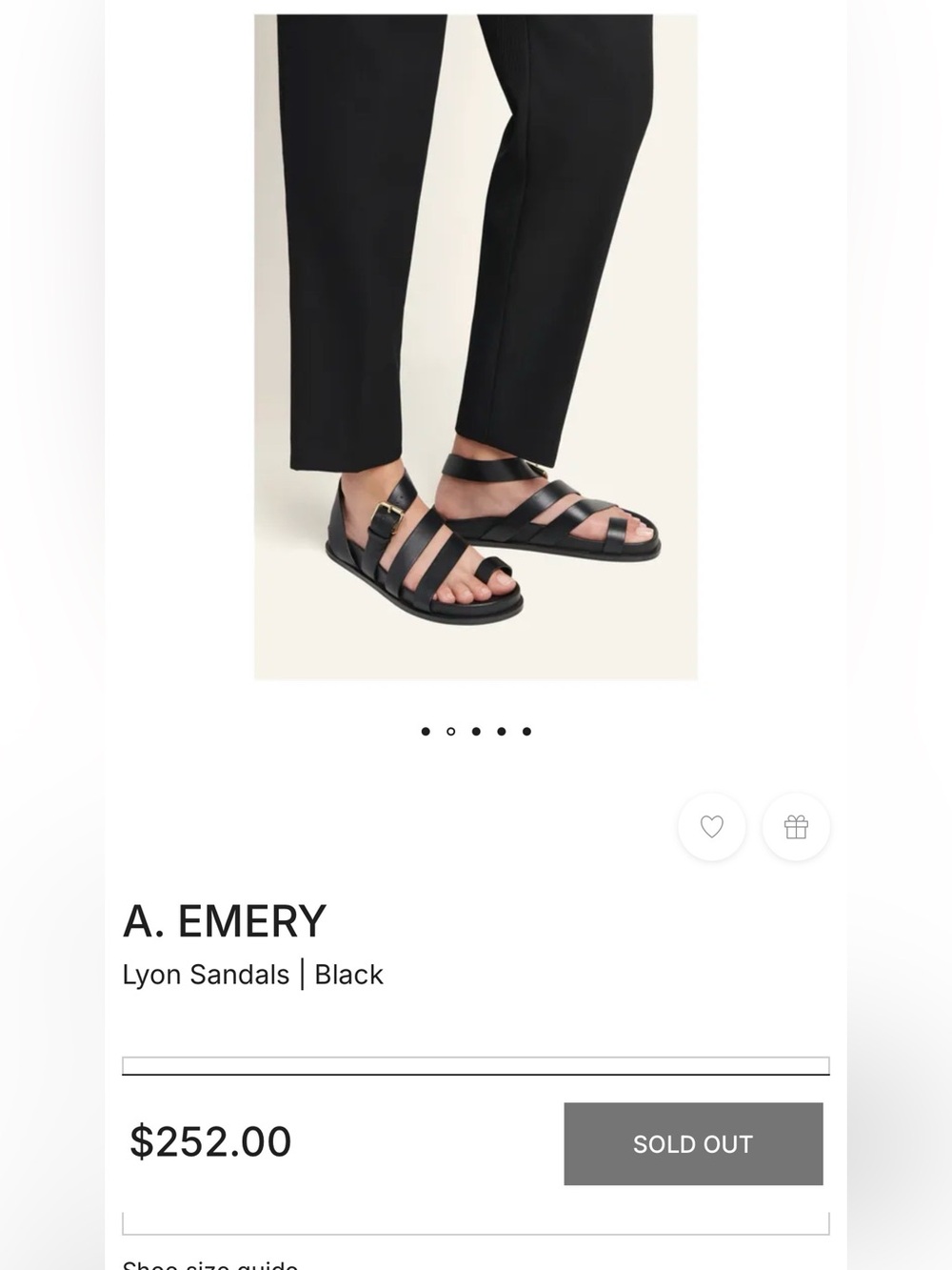 A.Emery sandals lyon